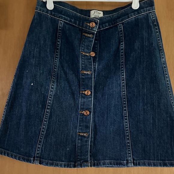 J. Crew Dresses & Skirts - J Crew Denim Skirt. Knee length. 27”